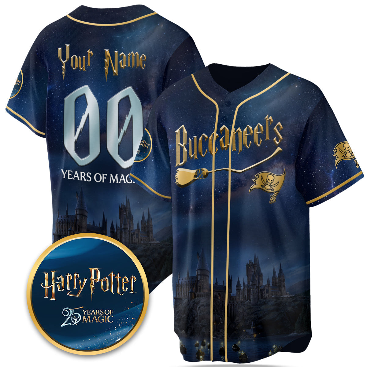 Football Team x HP 25 Years of Magic Limited Edition Custom Jersey - Printed