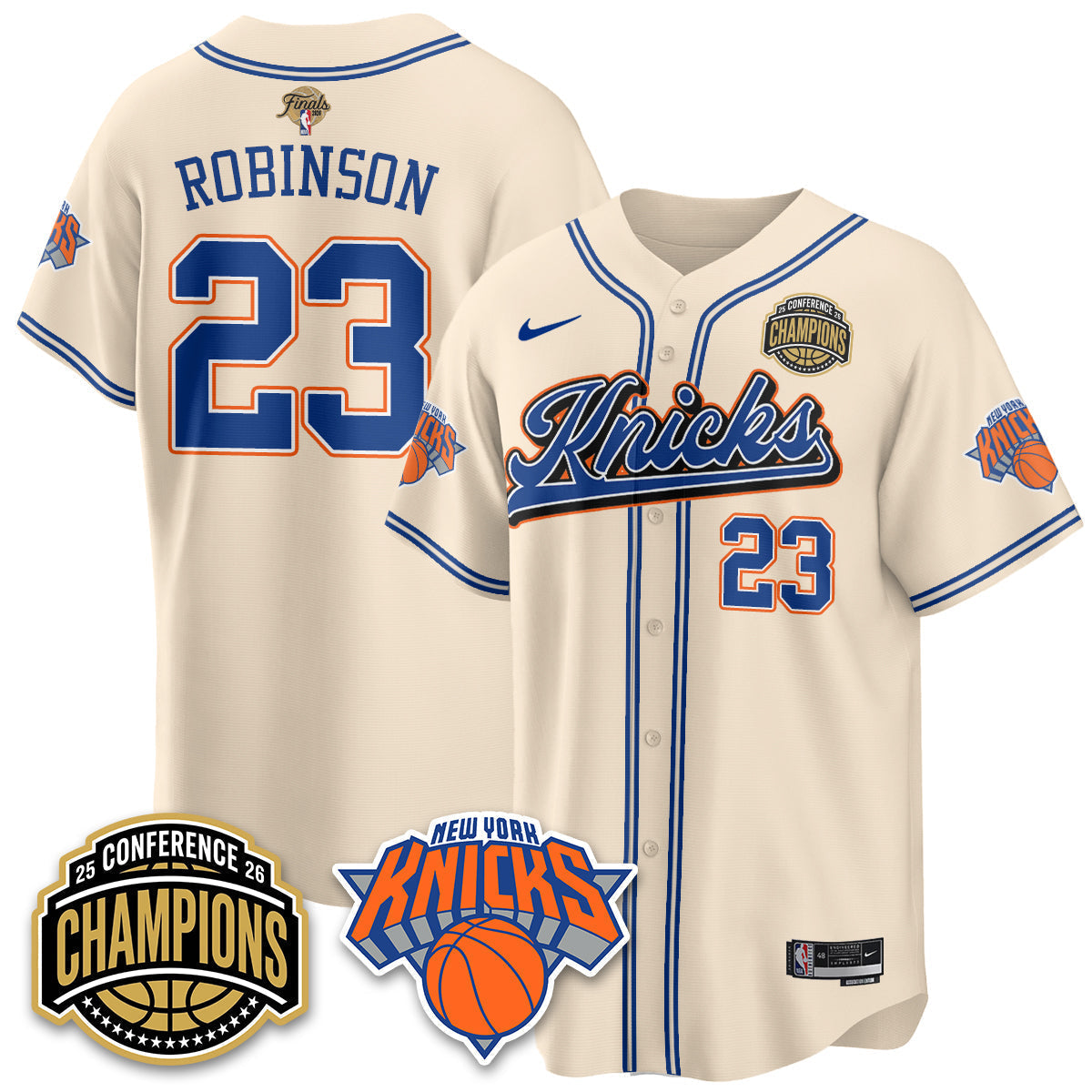 NYK 2026 NBA Finals Vapor City Edition Jersey V2- Stitched