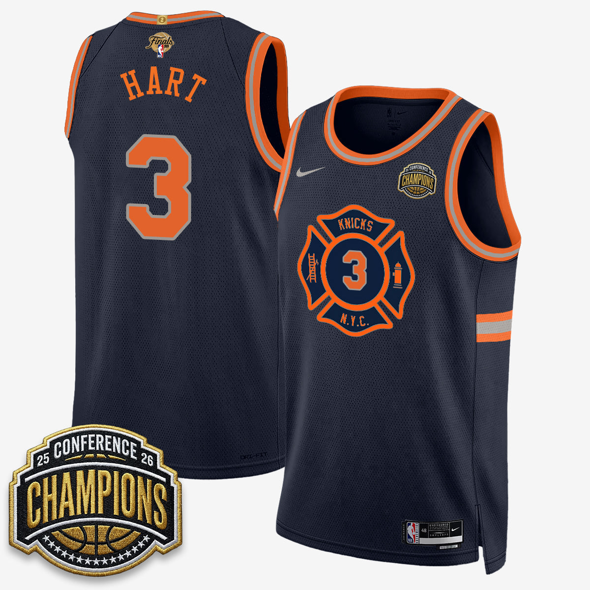 NYK 2026 NBA Finals City Edition Jersey V3- Stitched