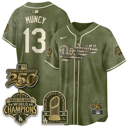 LAD New Era Olive 2026 Armed Forces Day Jersey -Stitched V2