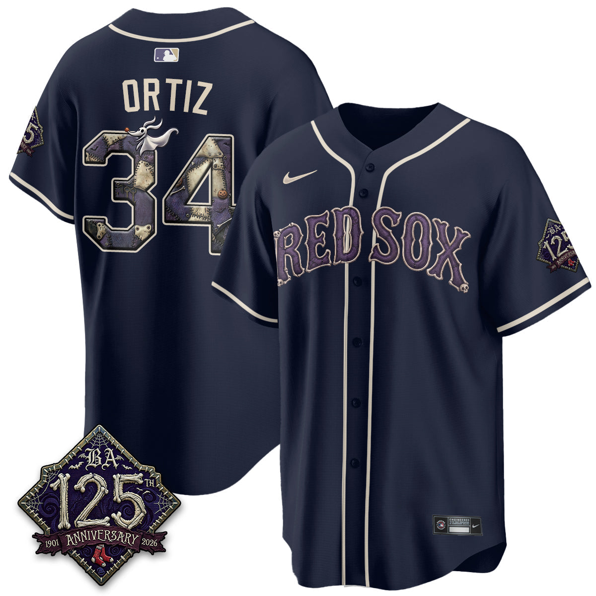 BOS Nightmare Vapor Limited Jersey - Stitched