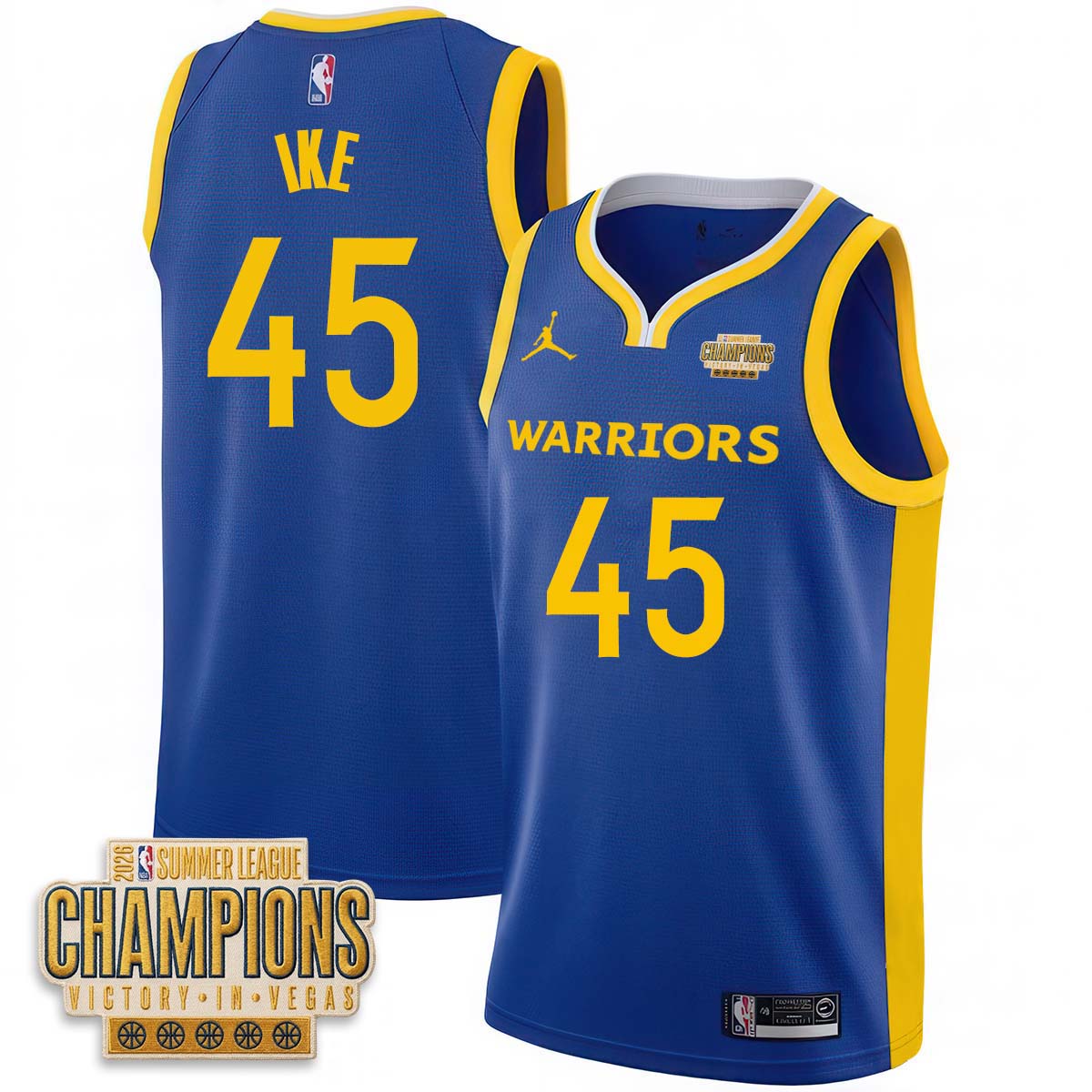 GSW 2026 Summer League Vapor Jersey - Stitched