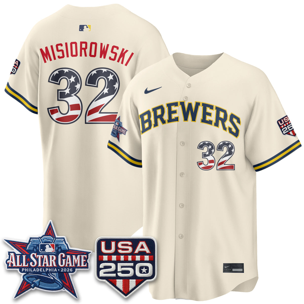 MIL 2026 All Star Game Vapor Jersey - Stitched