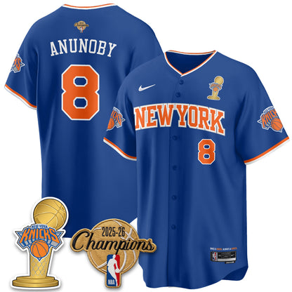 NYK 2026 NBA Champions Vapor Jersey - Stitched