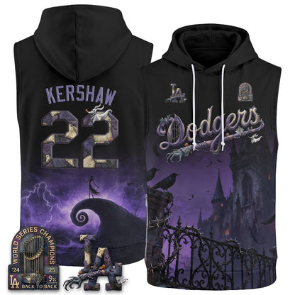 LAD Nightmare Edition Sleeveless Hoodie Tank Top - Printed