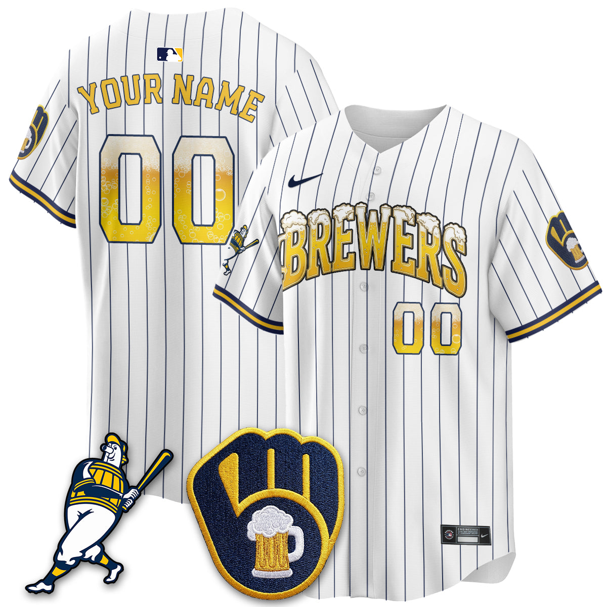 MIL "Pitcher & Pint" Edition Vapor Limited Custom Jersey - Stitched