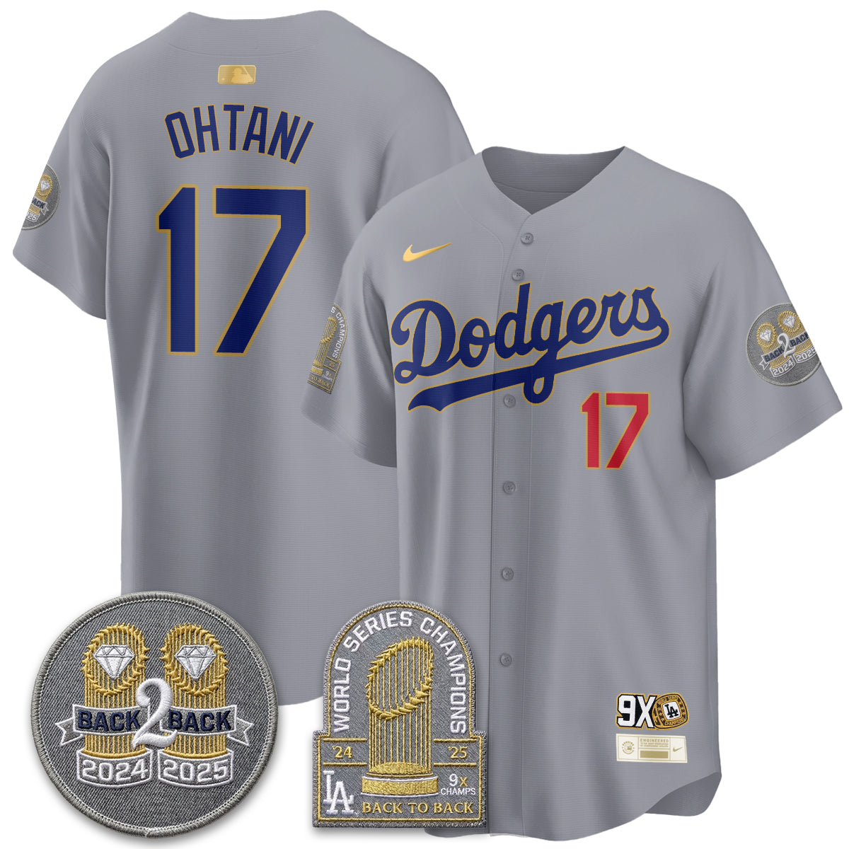 LAD Vapor Limited Jersey - Back to Back Champion - Stitched