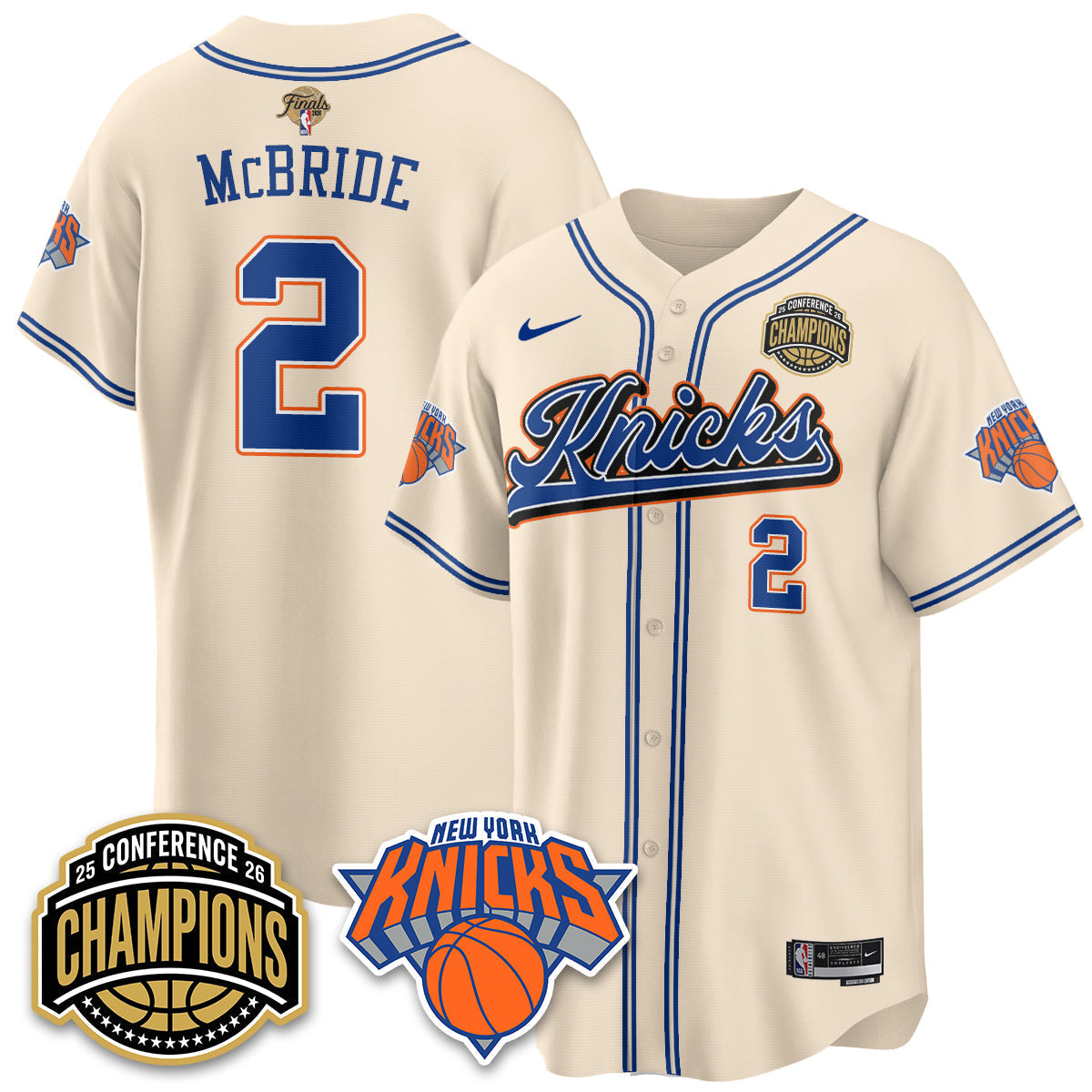 NYK 2026 NBA Finals Vapor City Edition Jersey V2- Stitched