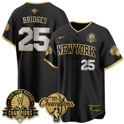 NYK 2026 NBA Champions Special Edition Vapor Jersey V2- Stitched