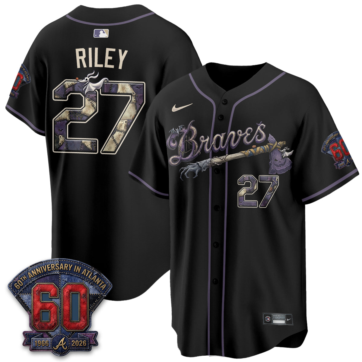 ATL Nightmare Edition Vapor Jersey - Stitched