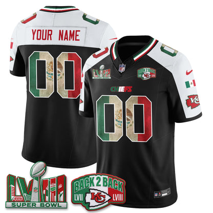 KC Mexico Edition Vapor Custom Jersey - Stitched