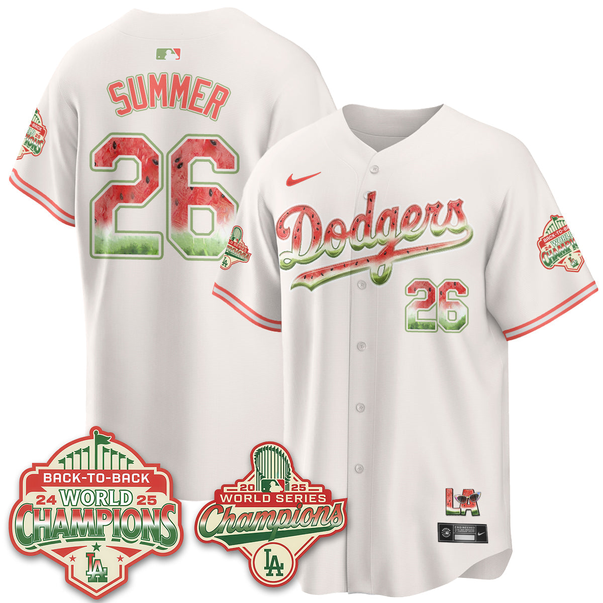 LAD National Watermelon Day Vapor Jersey - Stitched