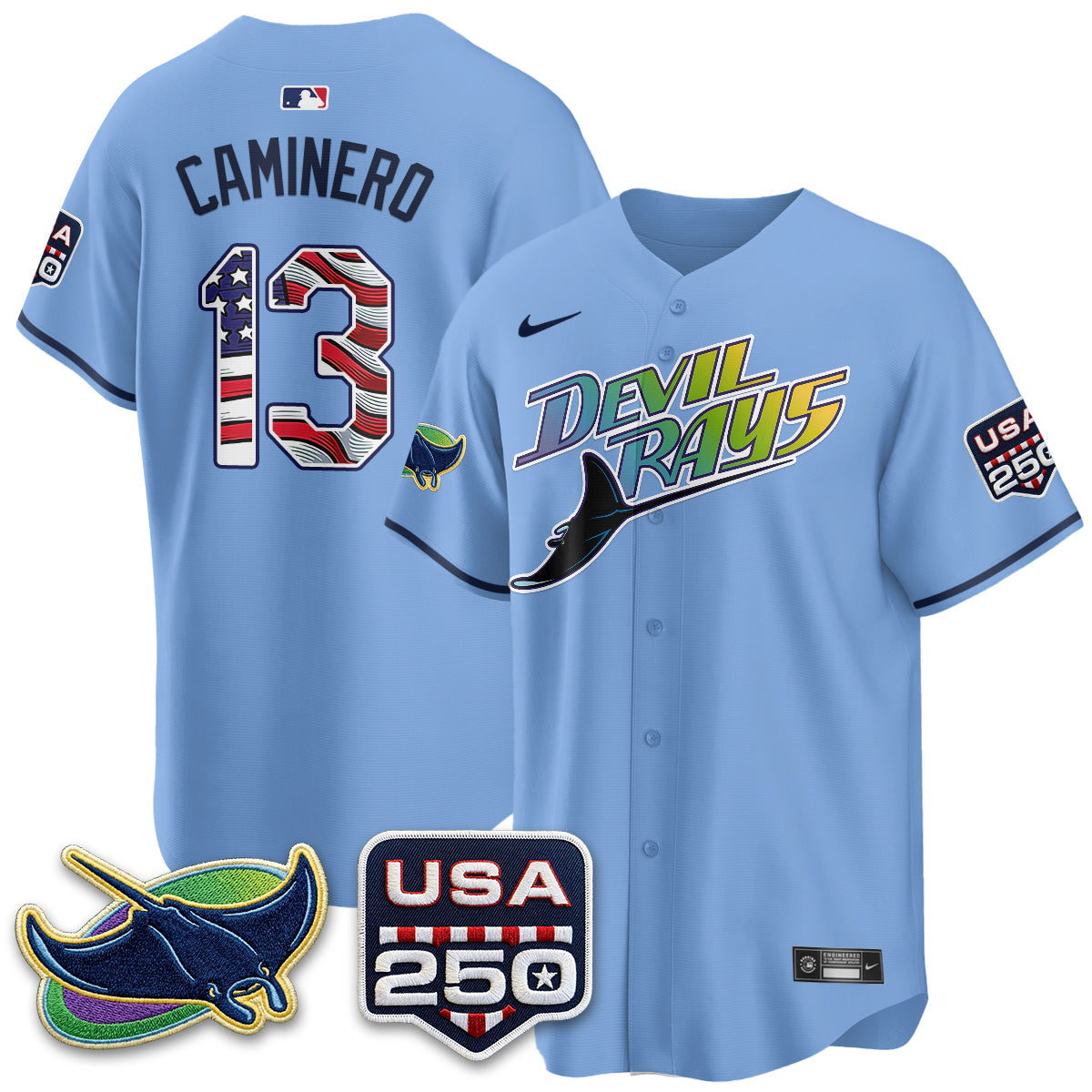 TB Independence Day USA 2026 City Connect Vapor Jersey - Stitched
