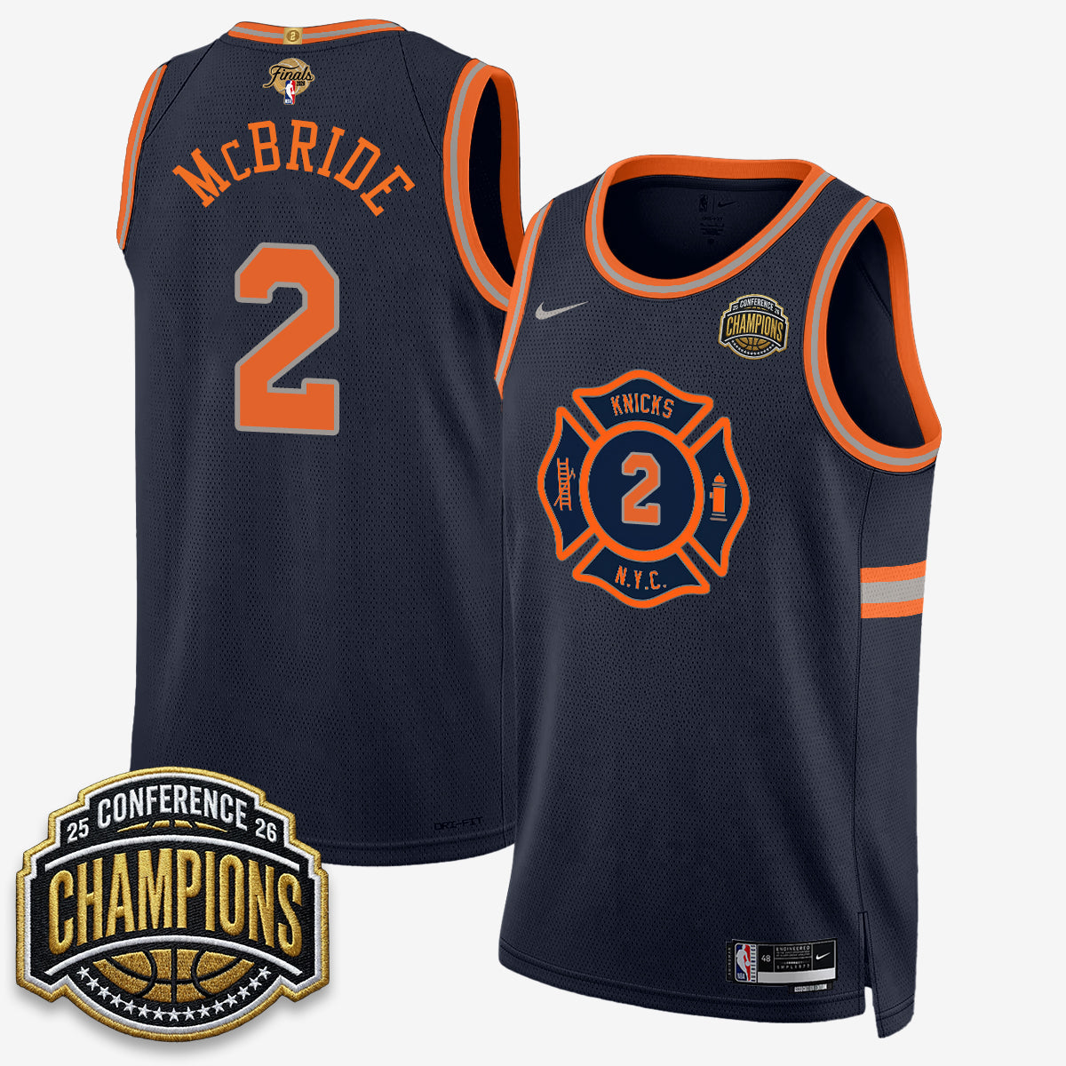 NYK 2026 NBA Finals City Edition Jersey V3- Stitched