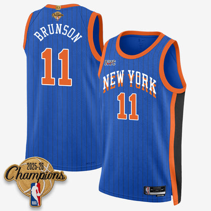 NYK 2026 Basketball Champions Vapor Jersey V2- Stitched