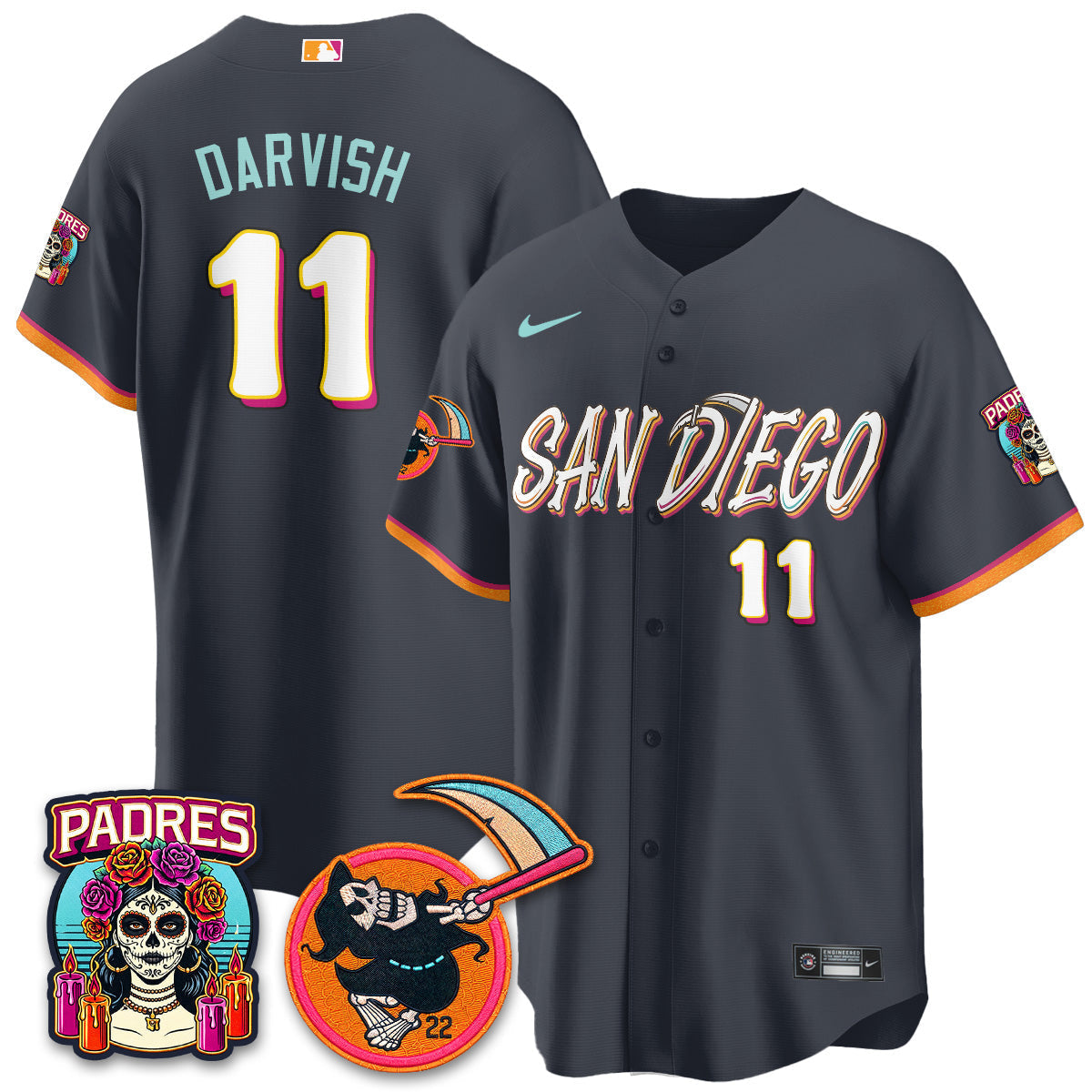 SD x Grim Reaper Vapor Jersey - Stitched