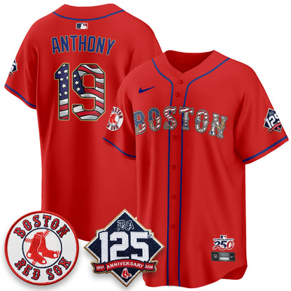 BOS 2026 Independence Day USA Vapor Limited Jersey - Stitched-DTD