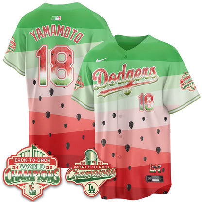 LAD National Watermelon Day Vapor Jersey - Stitched