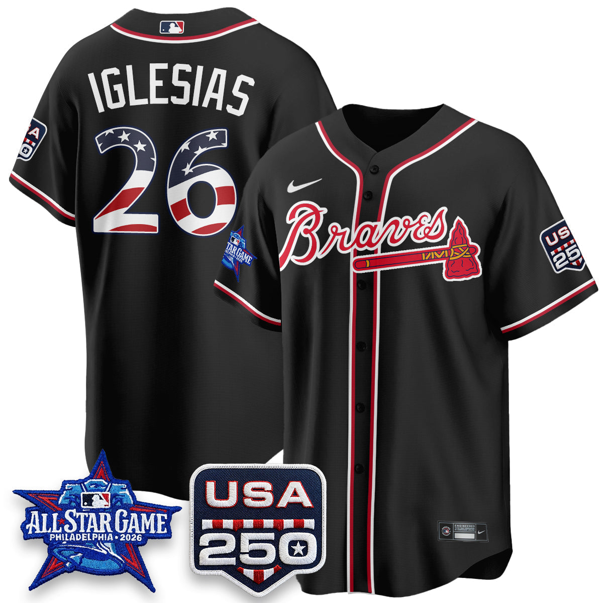 ATL 2026 All Star Game Vapor Jersey- Stitched