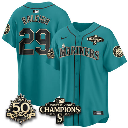 SEA Vapor Premier Limited Jersey - 50th Anniversary & AL West Division Champions - Steelheads Community Funds - Stitched