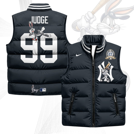 NYY Edition Unisex Puffer Vest - Printed