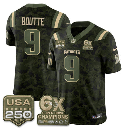 NE 2026 Salute to Service Edition Vapor Jersey - Stitched