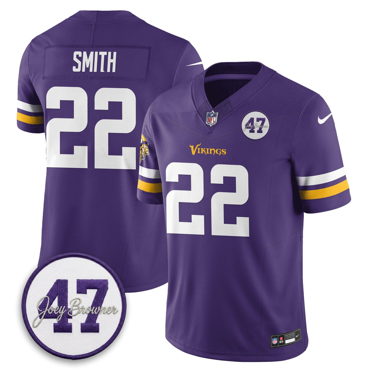 MIN Joey Browner Thank You For Memories - 1960 – 2026 Football Vapor Limited Jersey - Stitched