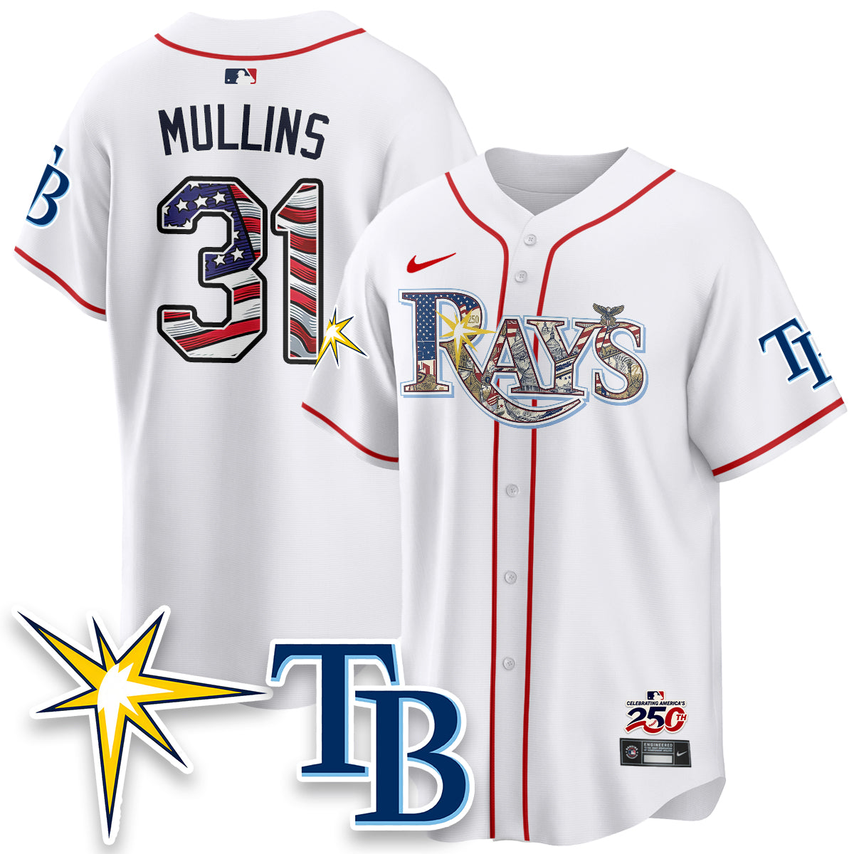 TB Independence Day USA 2026 Vapor Limited Jersey - Stitched