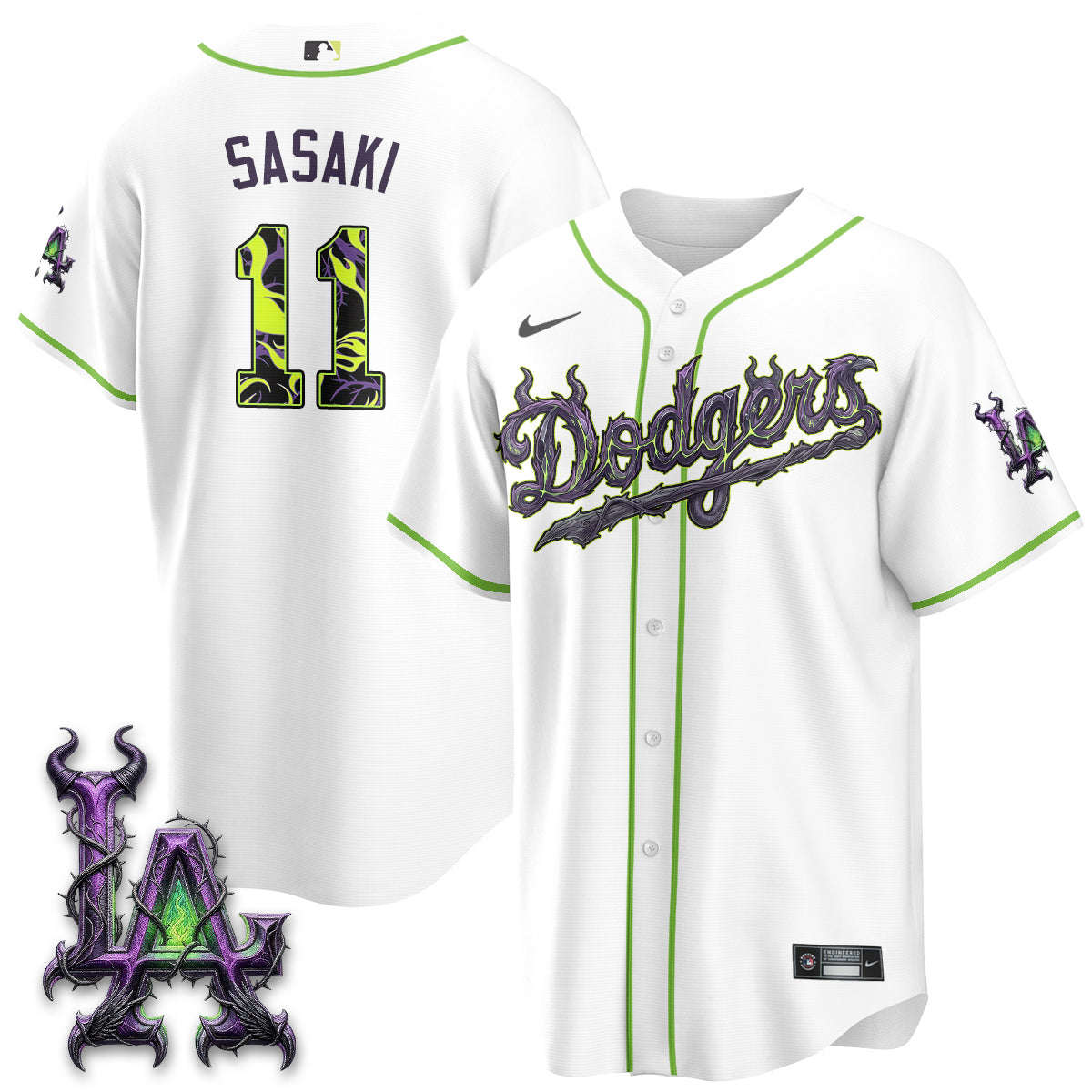 LAD Villains Halloween - Horned Queen Vapor Jersey- Stitched