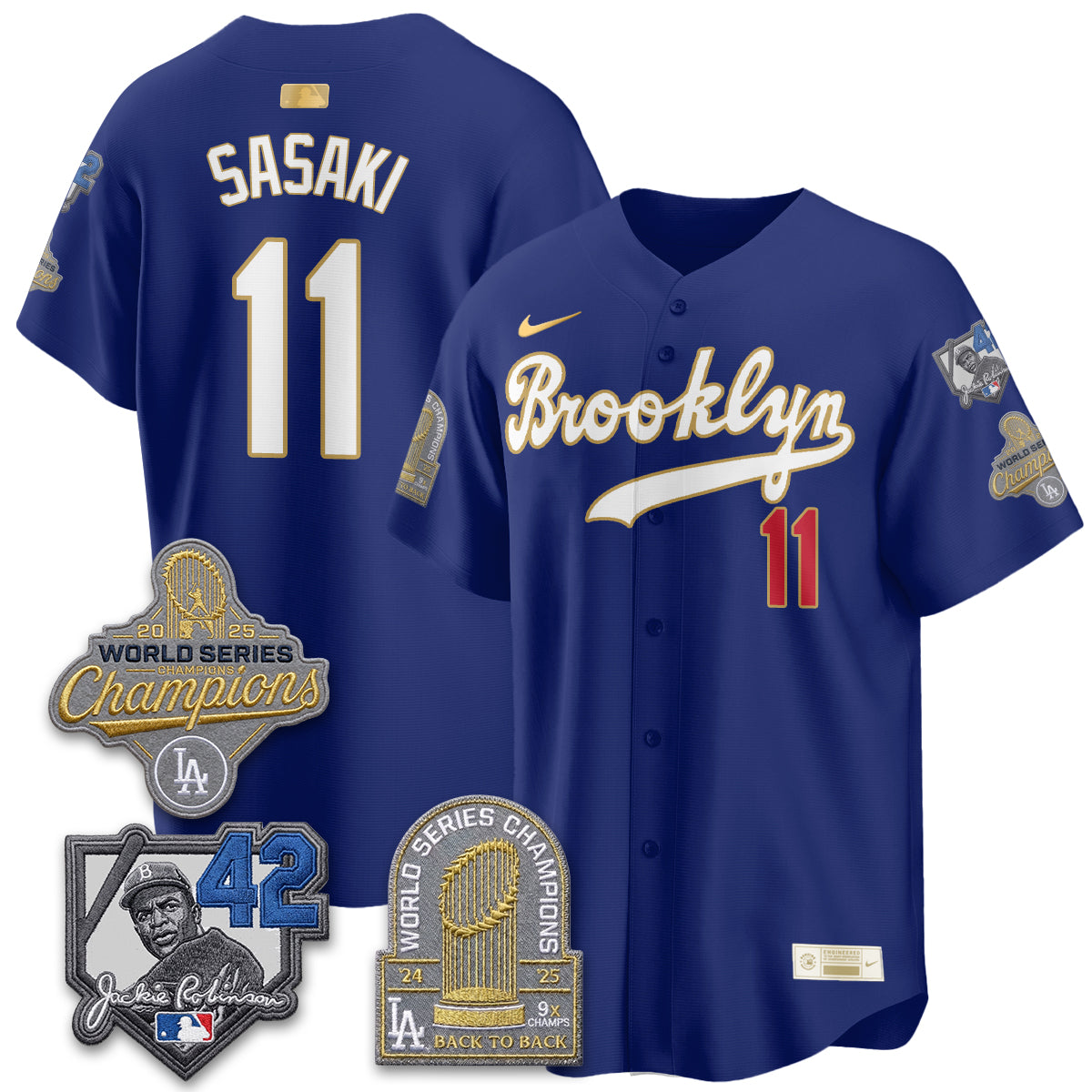 LAD 2026 Brooklyn Jackie Robinson Limited Jersey - Stitched