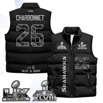 SEA 2026 Salute to Service Puffer Vest - Printed