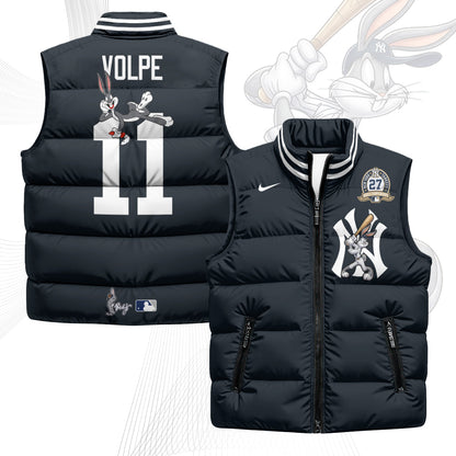 NYY Edition Unisex Puffer Vest - Printed