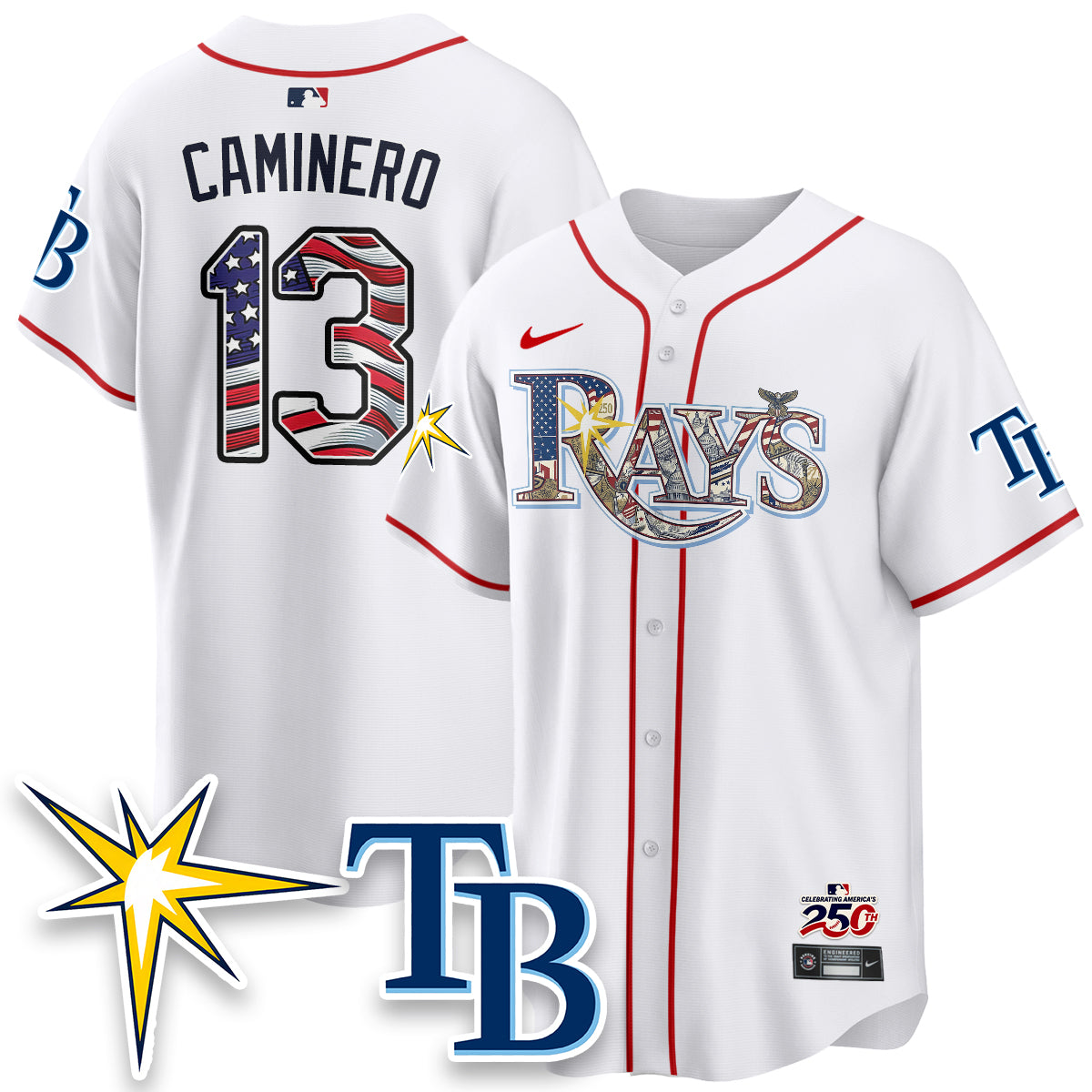 TB Independence Day USA 2026 Vapor Limited Jersey - Stitched