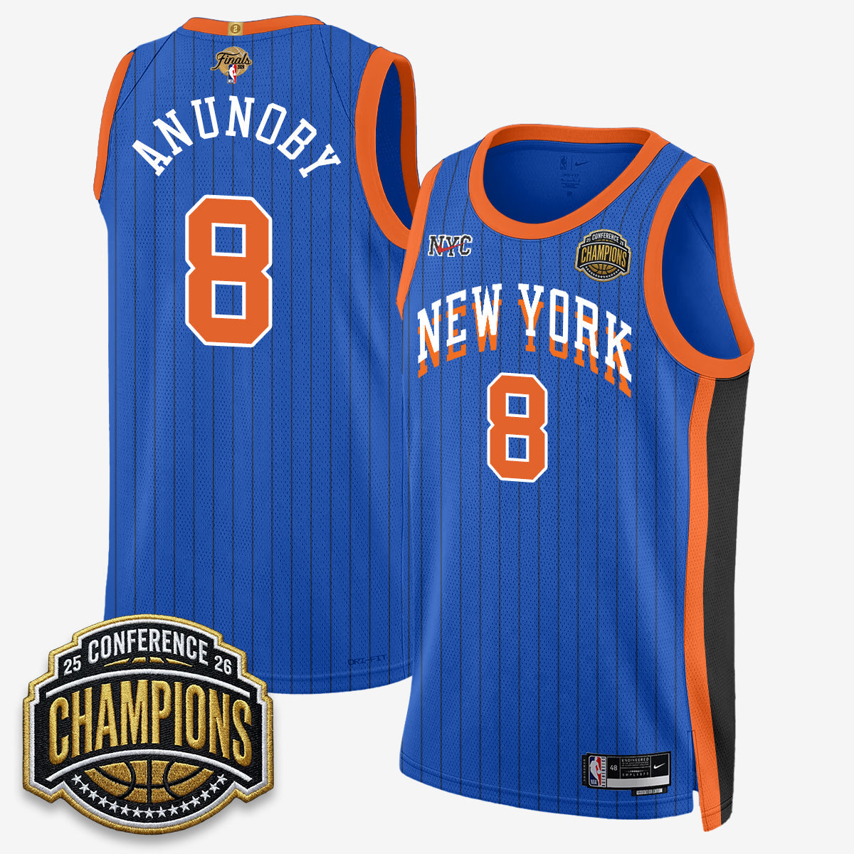 NYK 2026 NBA Finals City Edition Jersey V3- Stitched