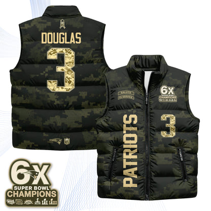 NE 2026 Salute to Service Puffer Vest - Printed