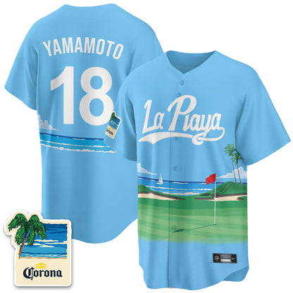 LAD Beach Connect "La Playa" Edition Vapor Jersey- Patch Stitched