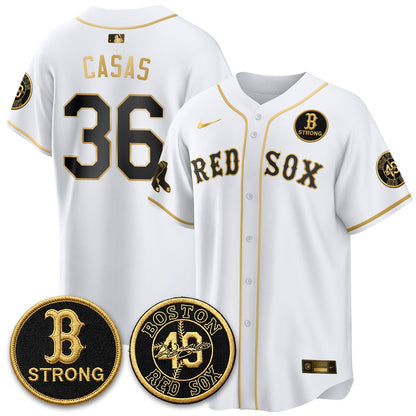 BOS Tim Wakefield Memorial Patch Vaper Premier Limited Jersey - Stitched V2