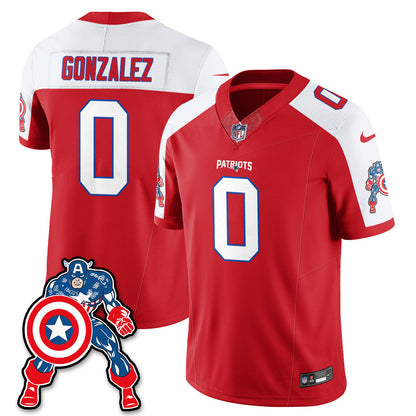NE x Vibranium Shield Edition Vapor Jersey - Stitched