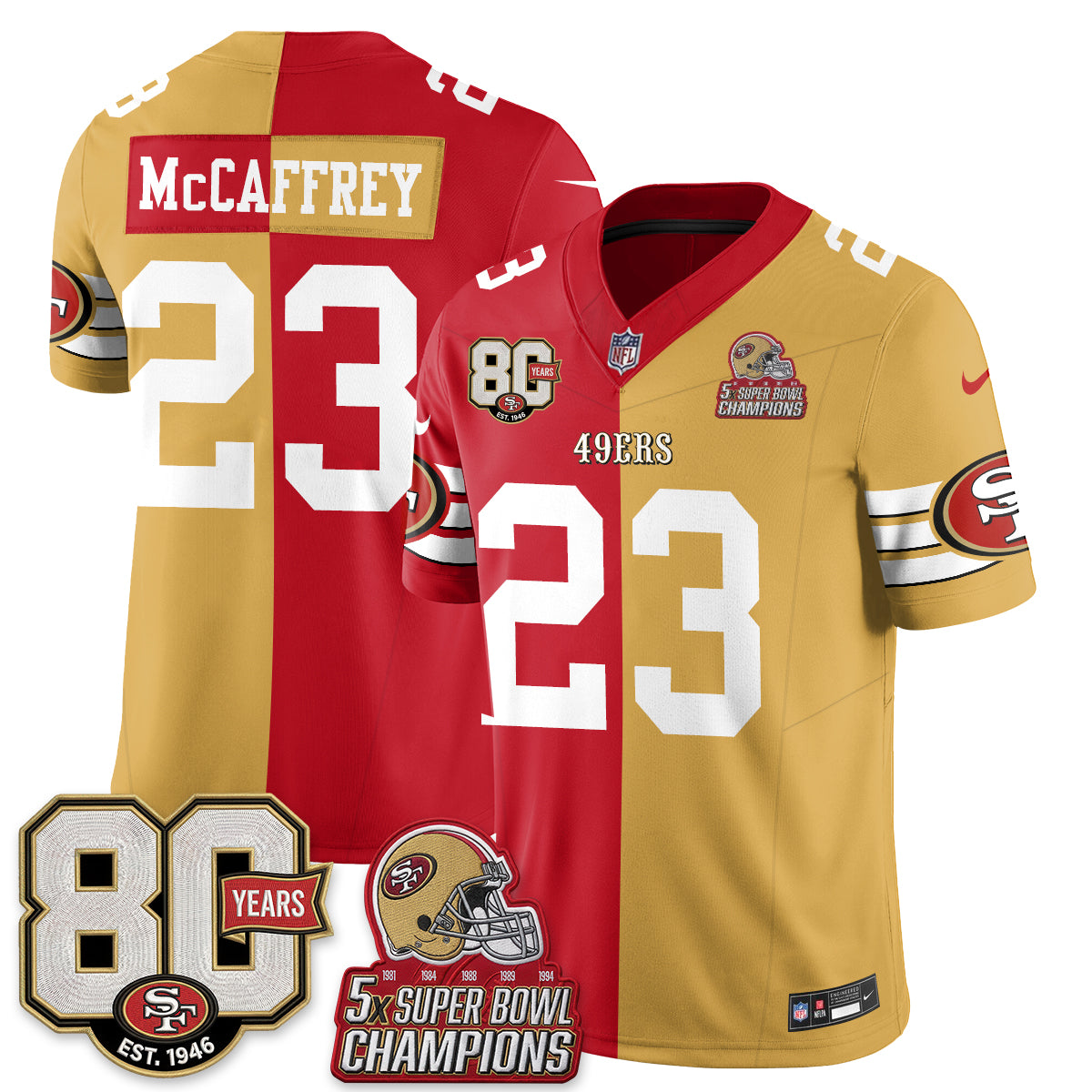 SF Split Style Vapor Jersey - Stitched