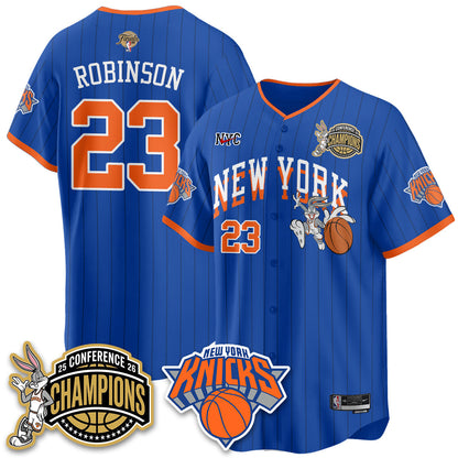 NYK 2026 NBA Finals x Bunny Vapor Jersey V2- Stitched