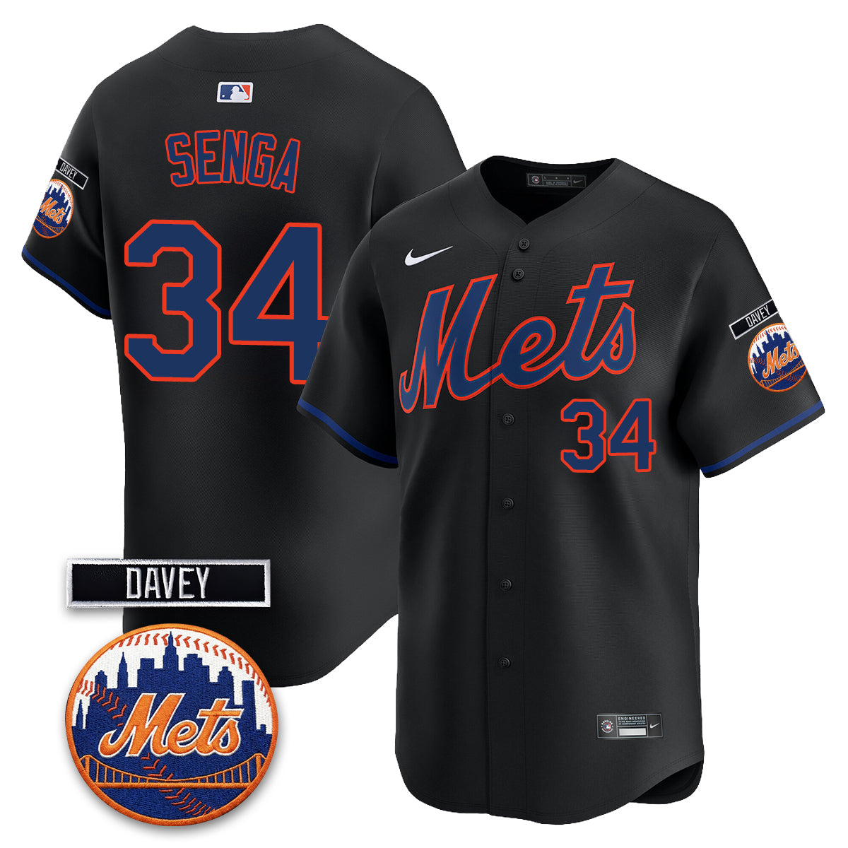 NYM 2026 Davey Johnson Memorial Vapor Limited Jersey - Stitched