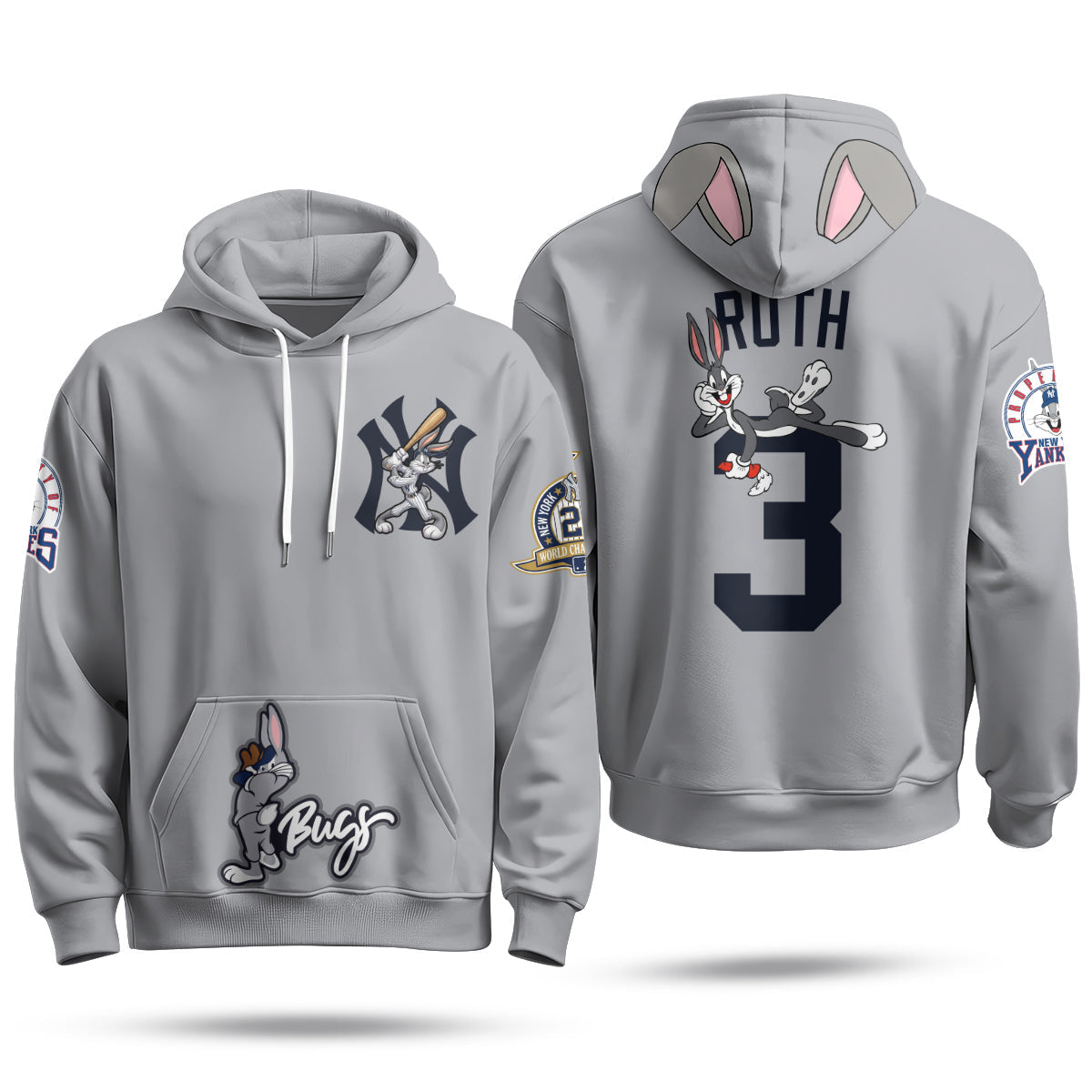 NYY Bunny Vapor Limited Hoodie - Printed