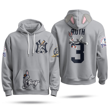 NYY Bunny Vapor Limited Hoodie - Printed