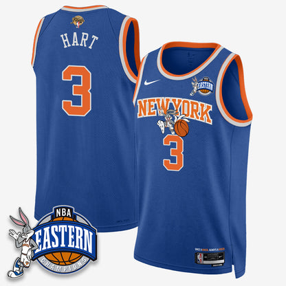 NYK 2026 NBA Finals x Bunny Vapor Jersey - Stitched
