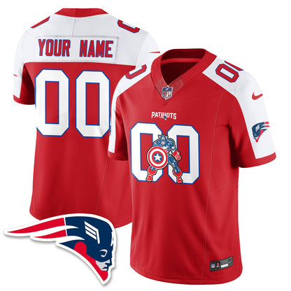 NE x Vibranium Shield Edition Vapor Custom Jersey - Stitched