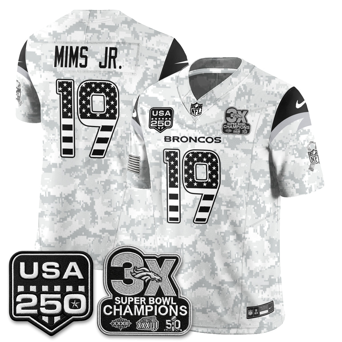 DEN 2026 Salute to Service Edition Vapor Jersey - Stitched