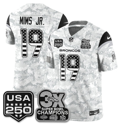 DEN 2026 Salute to Service Edition Vapor Jersey - Stitched