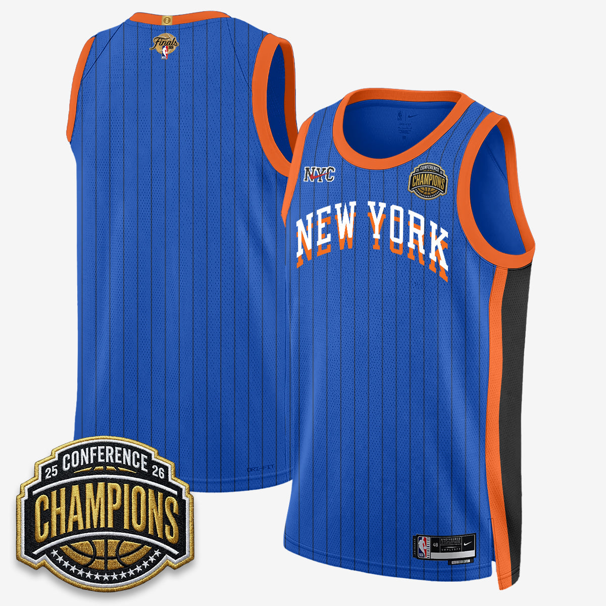 NYK 2026 NBA Finals City Edition Jersey V3- Stitched