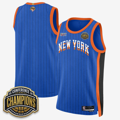 NYK 2026 NBA Finals City Edition Jersey V3- Stitched