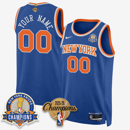 NYK 2026 Basketball Champions Special Edition Vapor Custom Jersey V2- Stitched